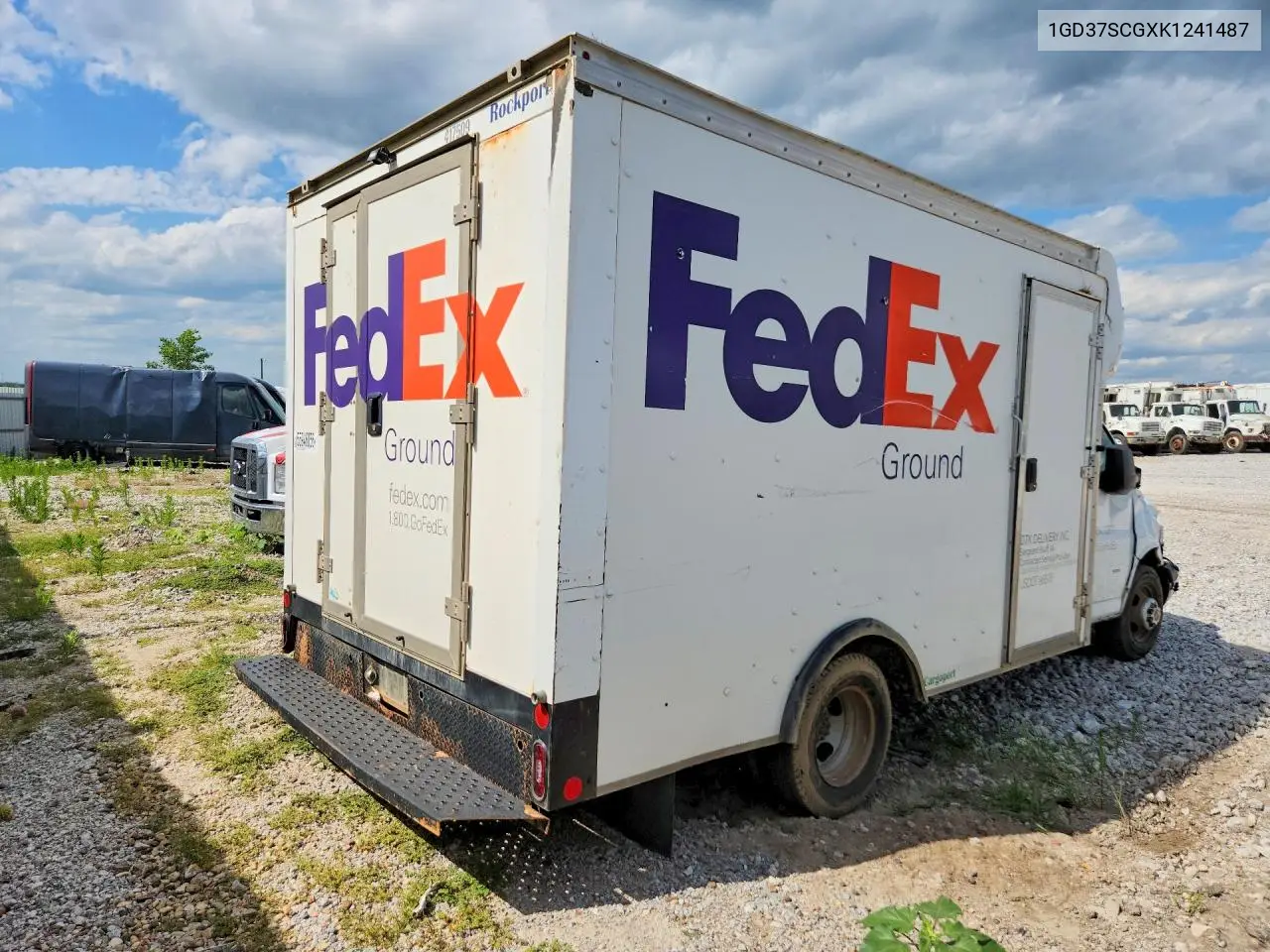 2019 GMC Savana Delivery Truck VIN: 1GD37SCGXK1241487 Lot: 55946056