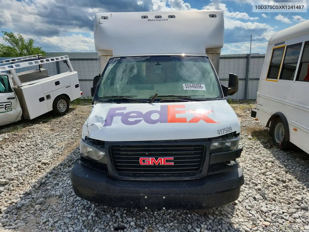 2019 GMC Savana Delivery Truck VIN: 1GD37SCGXK1241487 Lot: 55946056