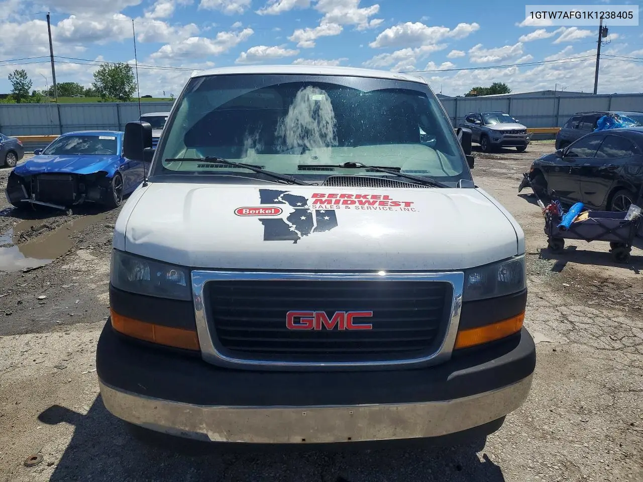 2019 GMC Savana G2500 VIN: 1GTW7AFG1K1238405 Lot: 56154396