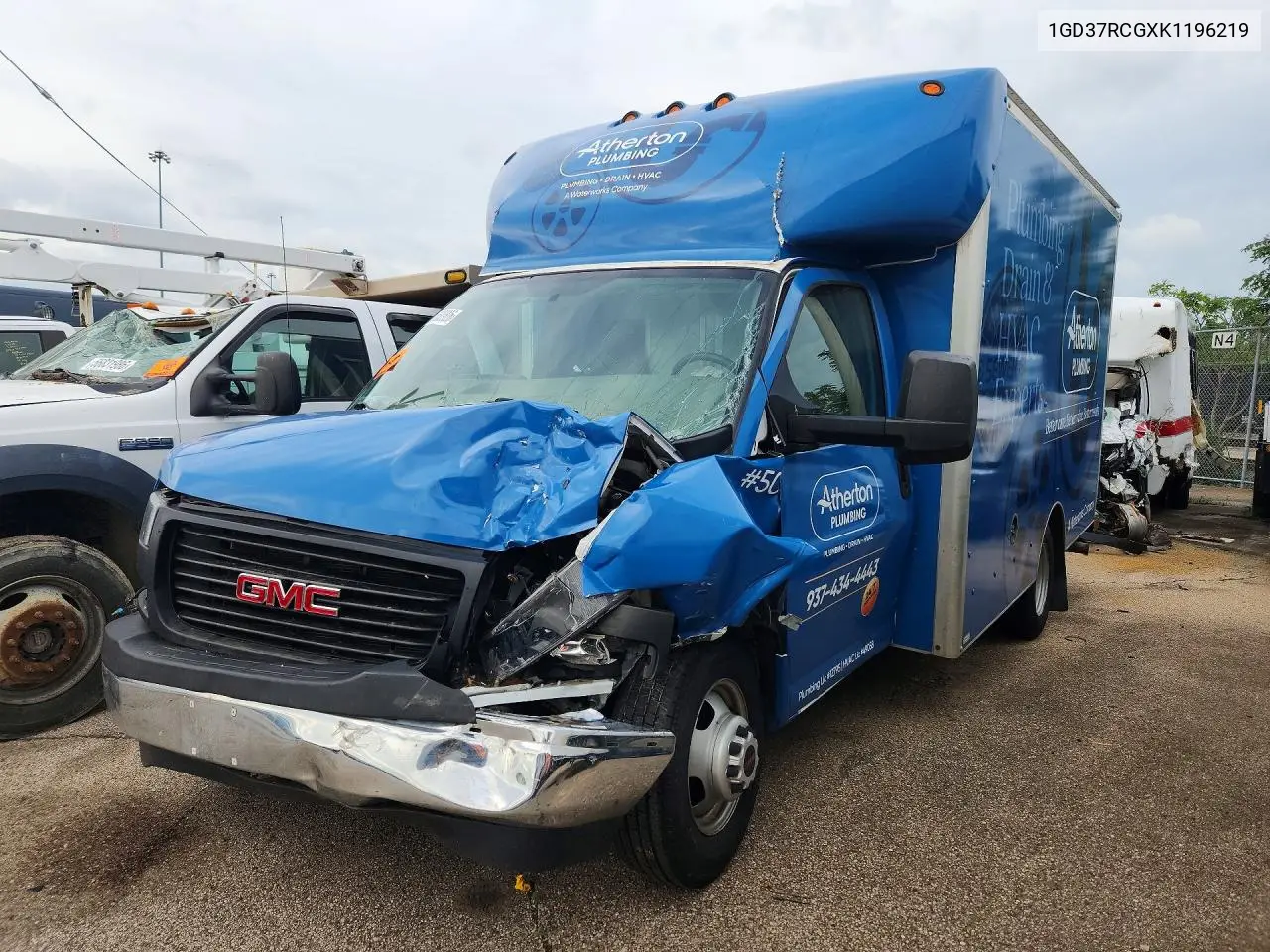 2019 GMC Savana Delivery Truck VIN: 1GD37RCGXK1196219 Lot: 56309826