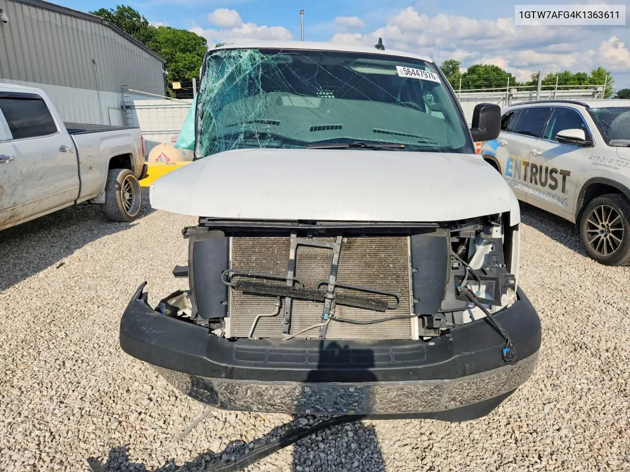 2019 GMC Savana G2500 VIN: 1GTW7AFG4K1363611 Lot: 56447976
