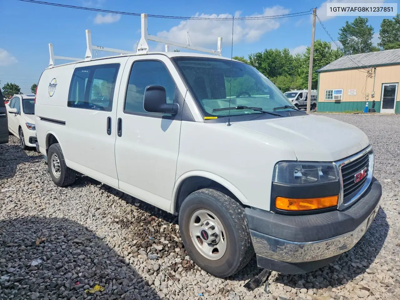 2019 GMC Savana G2500 VIN: 1GTW7AFG8K1237851 Lot: 58306826