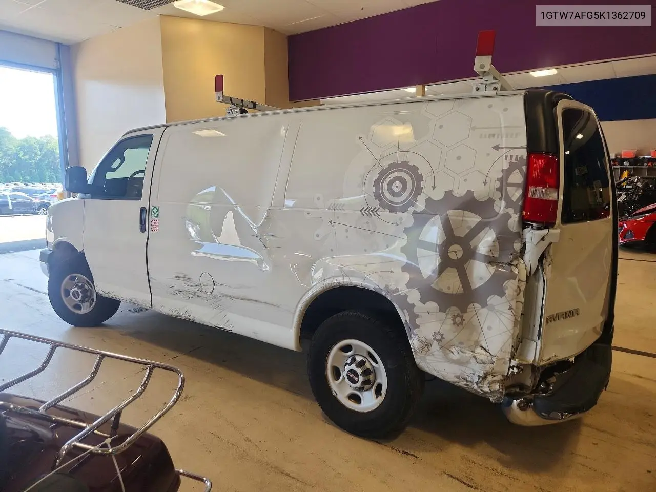2019 GMC Savana G2500 VIN: 1GTW7AFG5K1362709 Lot: 58491596