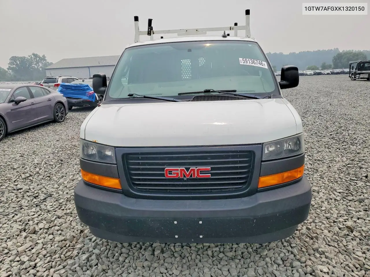 2019 GMC Savana G2500 VIN: 1GTW7AFGXK1320150 Lot: 59136746