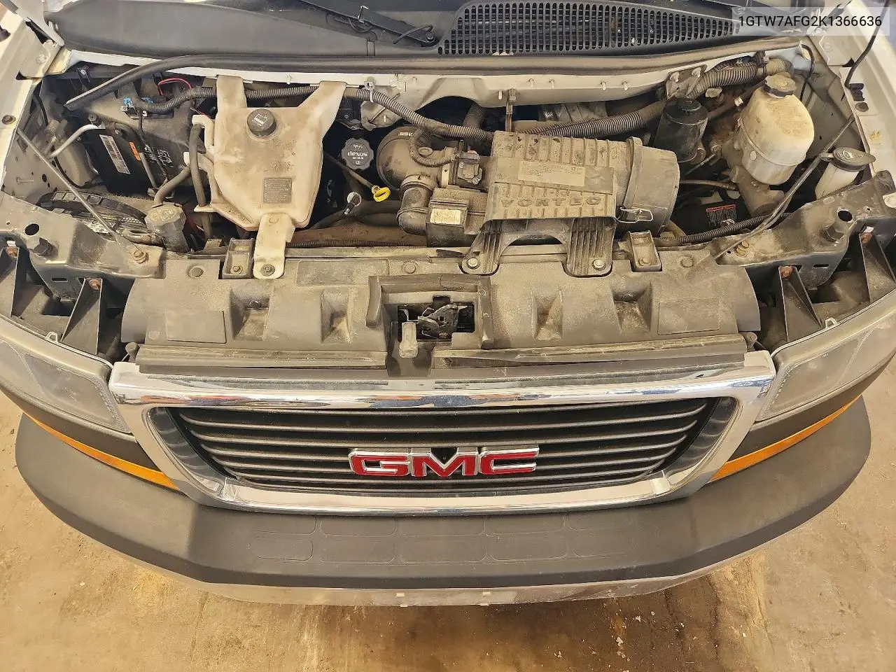 2019 GMC Savana G2500 VIN: 1GTW7AFG2K1366636 Lot: 60627286