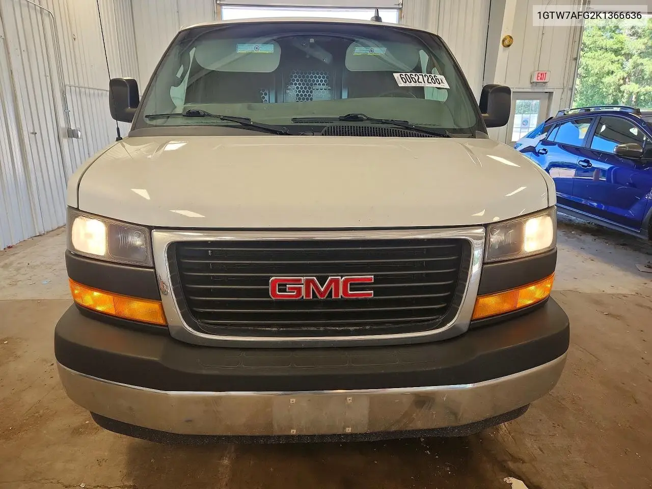 2019 GMC Savana G2500 VIN: 1GTW7AFG2K1366636 Lot: 60627286