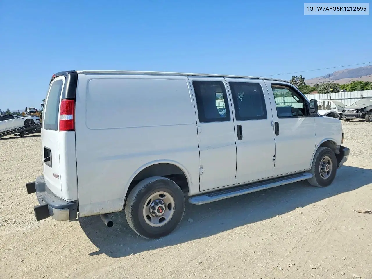 2019 GMC Savana G2500 VIN: 1GTW7AFG5K1212695 Lot: 61740336