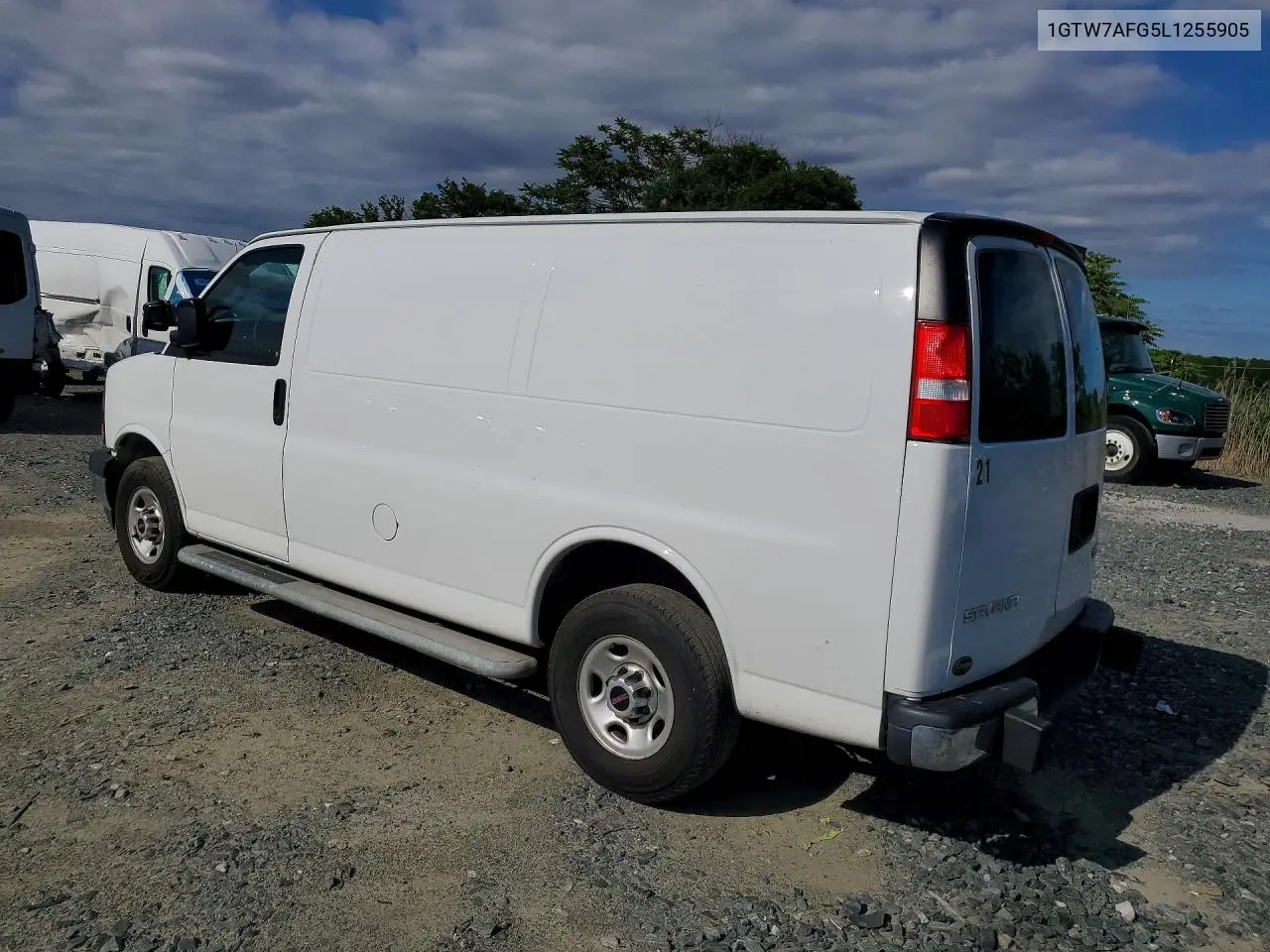 2020 GMC Savana 2500 Cargo Delivery Van VIN: 1GTW7AFG5L1255905 Lot: 56487486