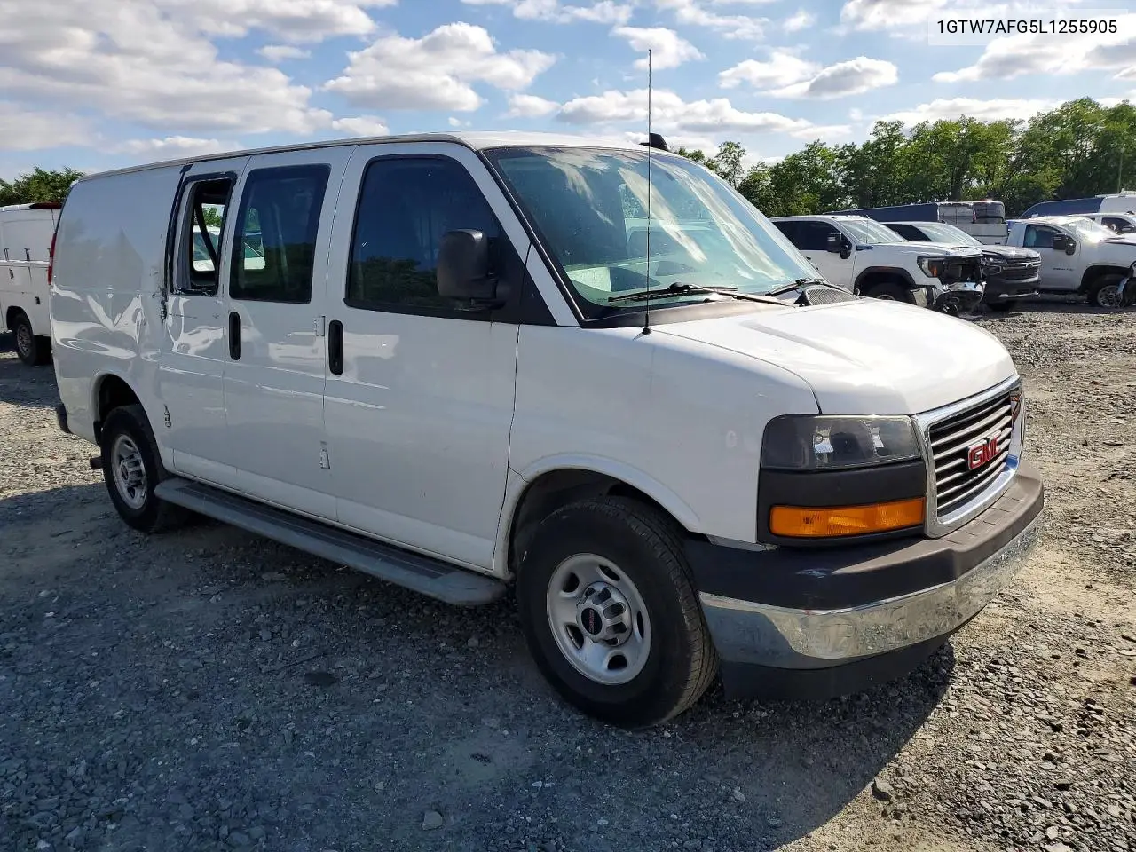 2020 GMC Savana 2500 Cargo Delivery Van VIN: 1GTW7AFG5L1255905 Lot: 56487486