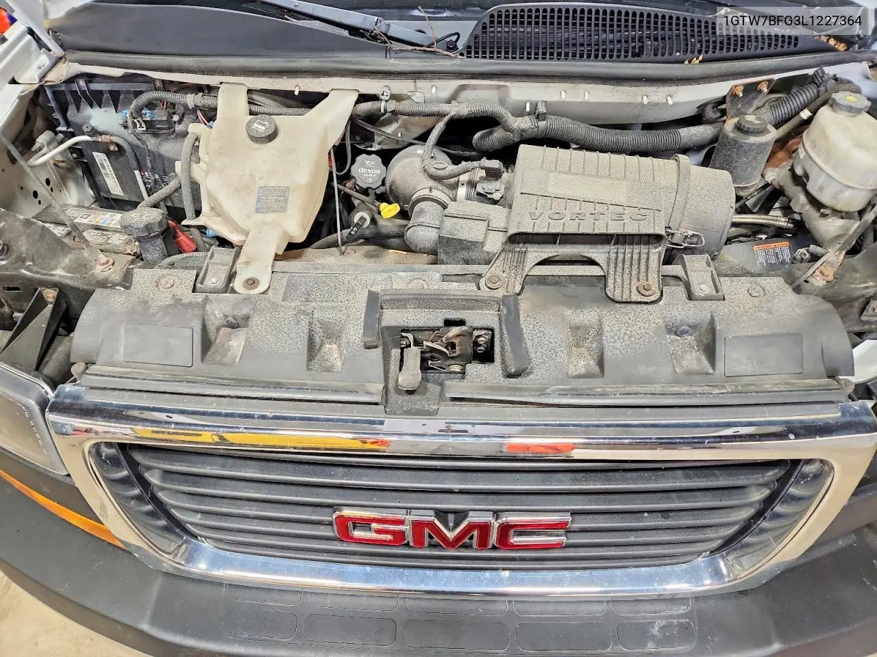 2020 GMC Savana VIN: 1GTW7BFG3L1227364 Lot: 58040266