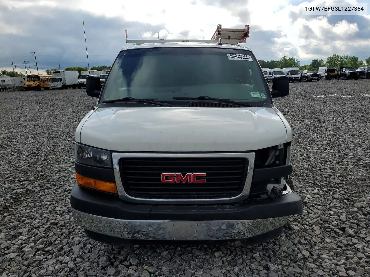 2020 GMC Savana VIN: 1GTW7BFG3L1227364 Lot: 58040266