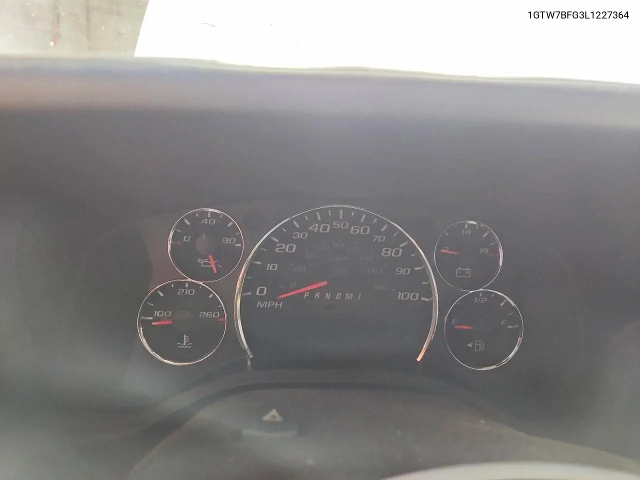 2020 GMC Savana VIN: 1GTW7BFG3L1227364 Lot: 58040266