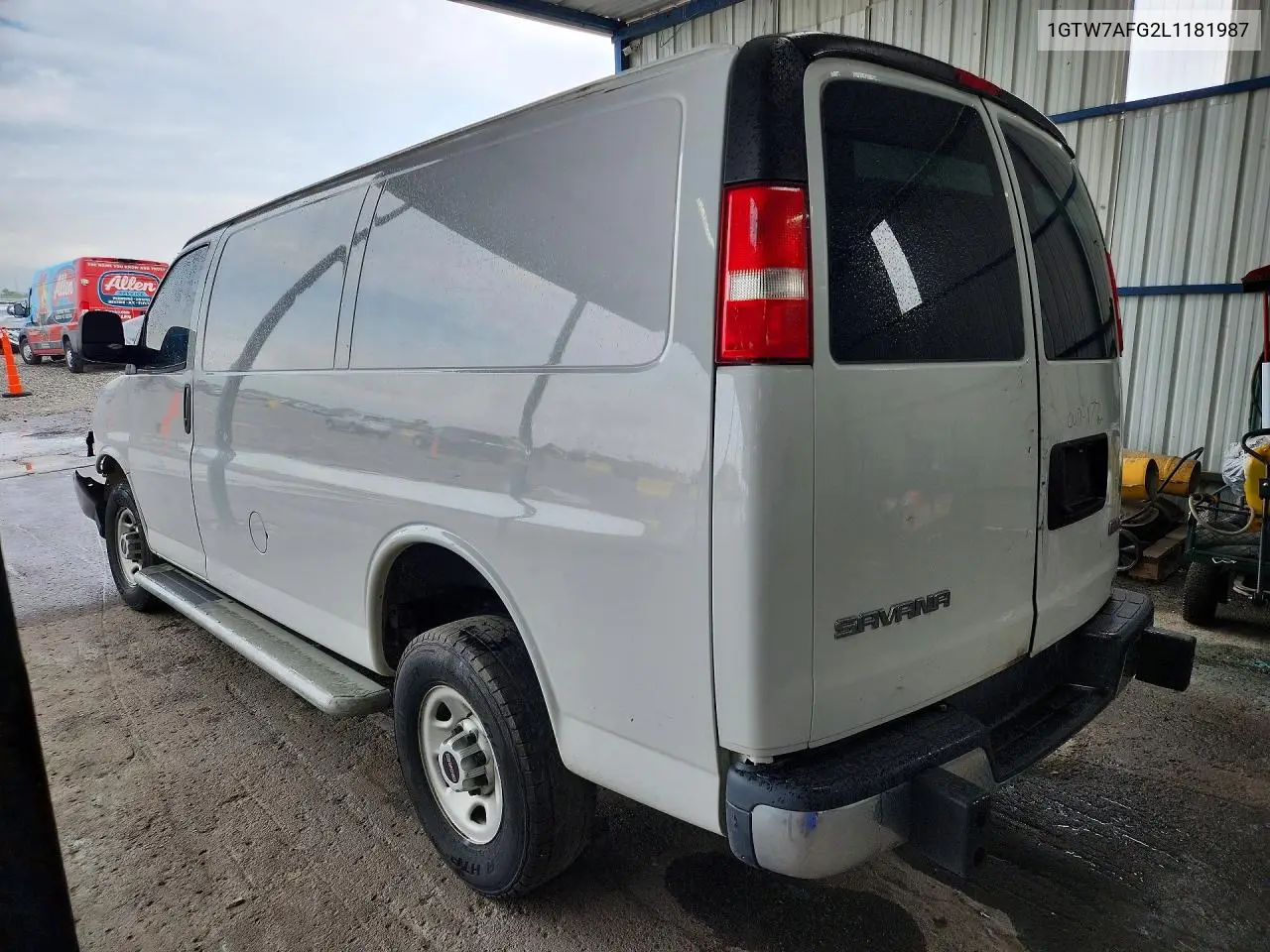 2020 GMC Savana G2500 VIN: 1GTW7AFG2L1181987 Lot: 58782156