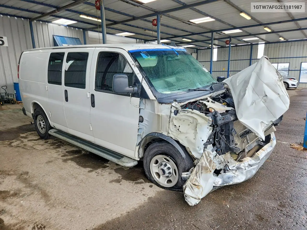 2020 GMC Savana G2500 VIN: 1GTW7AFG2L1181987 Lot: 58782156