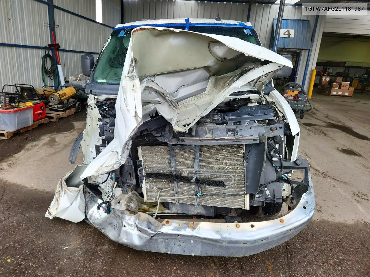 2020 GMC Savana G2500 VIN: 1GTW7AFG2L1181987 Lot: 58782156