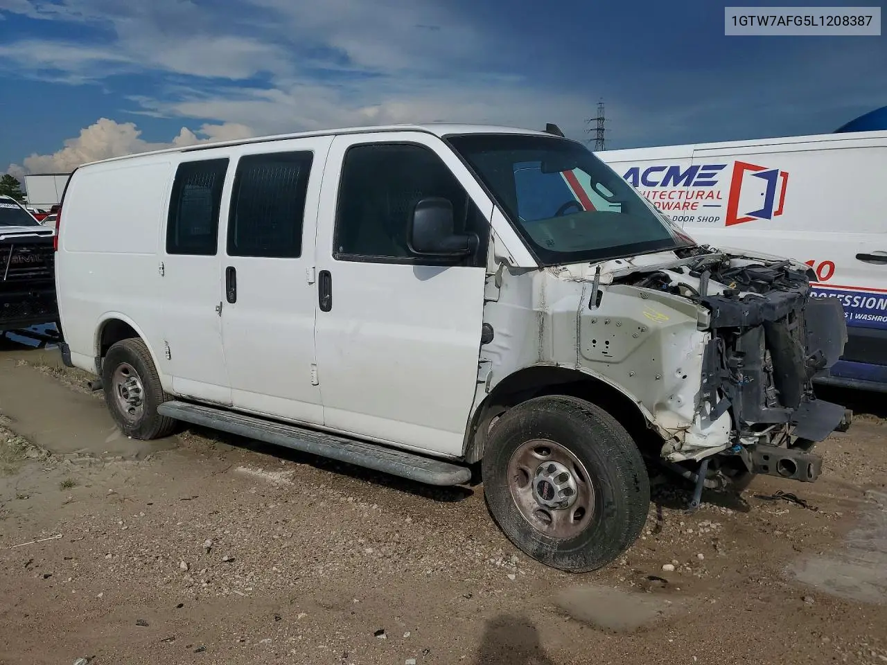 2020 GMC Savana G2500 VIN: 1GTW7AFG5L1208387 Lot: 58911256