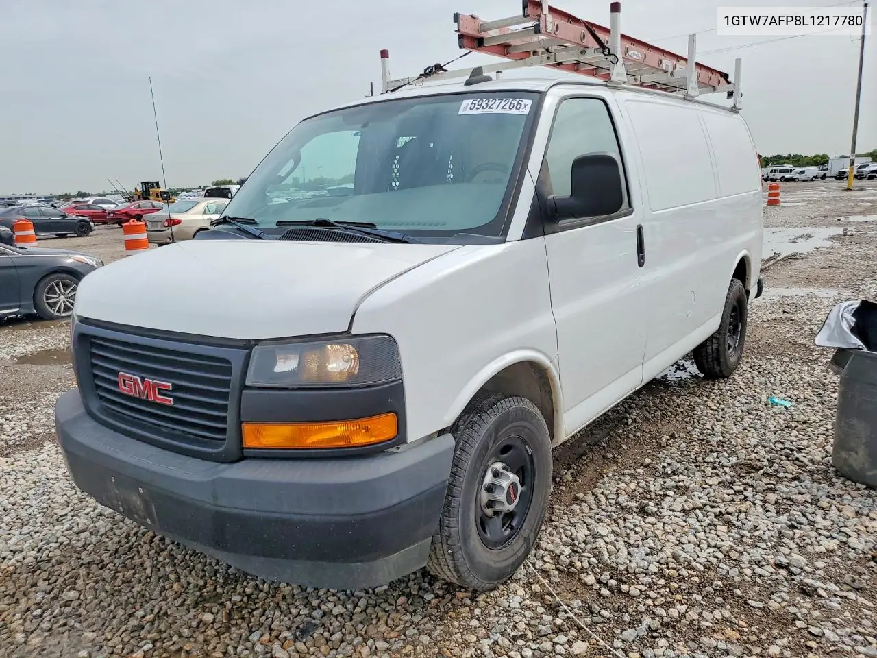 2020 GMC Savana G2500 VIN: 1GTW7AFP8L1217780 Lot: 59327266