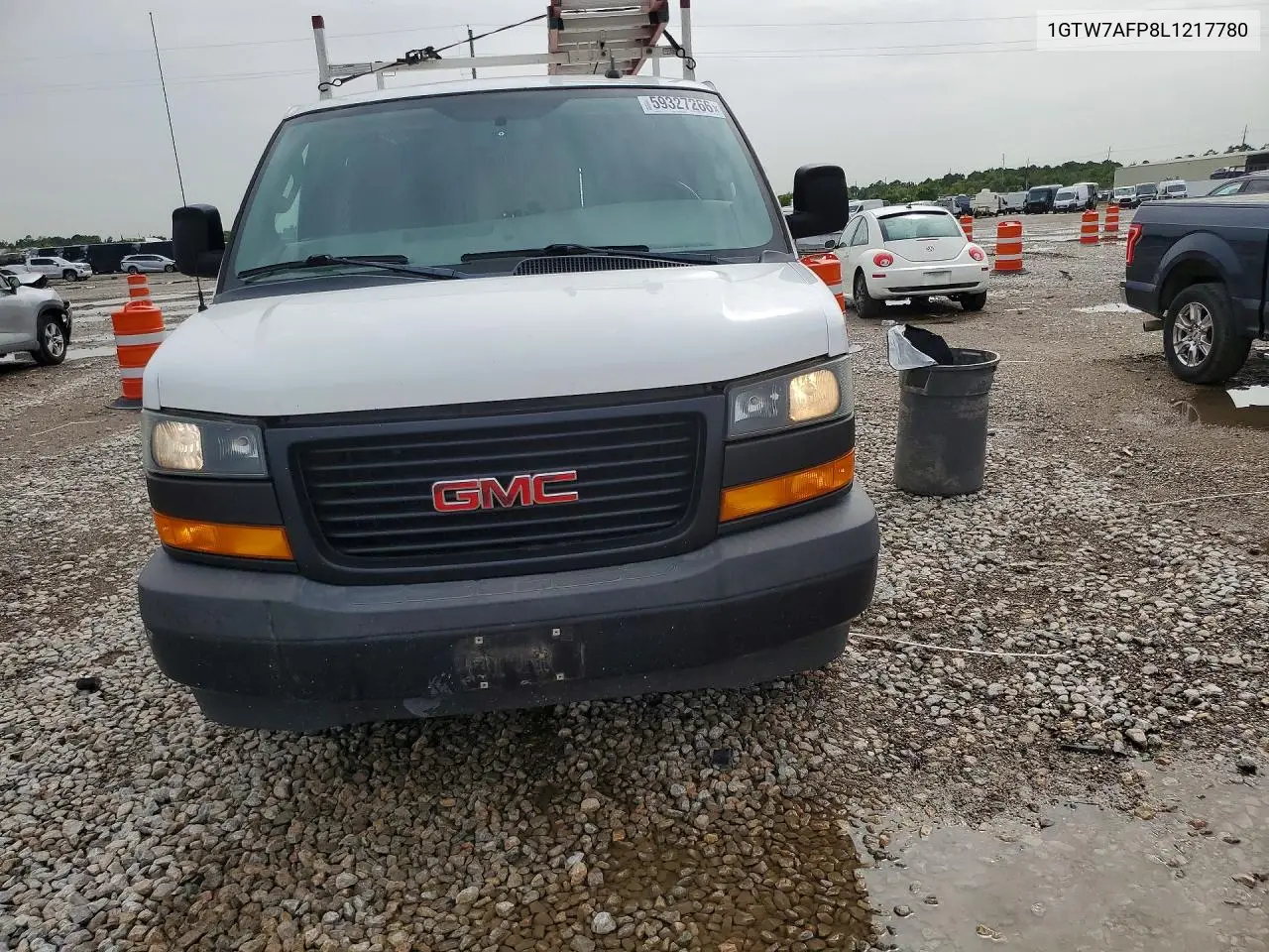 2020 GMC Savana G2500 VIN: 1GTW7AFP8L1217780 Lot: 59327266