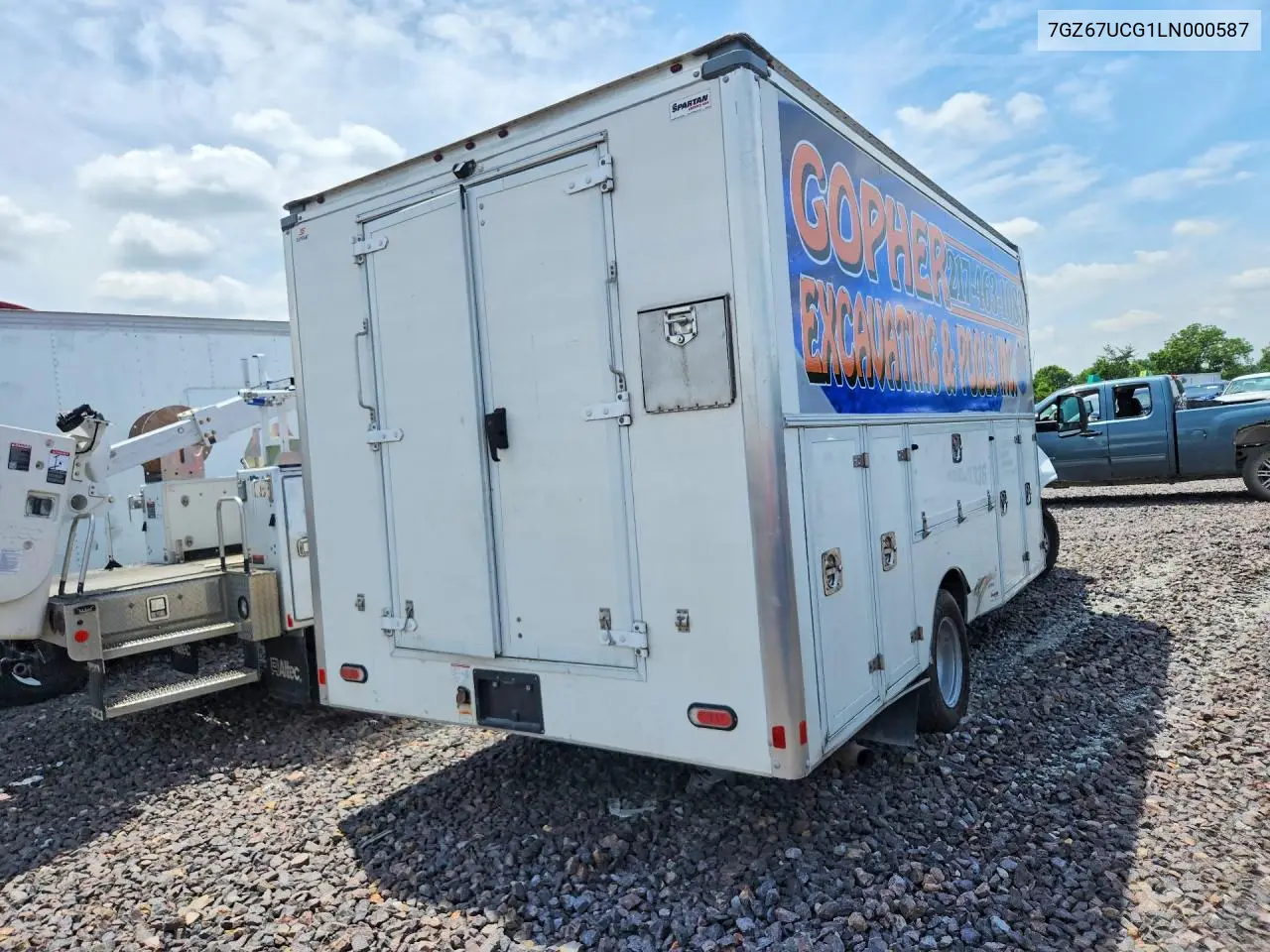 2020 GMC Savana Cutaway G4500 VIN: 7GZ67UCG1LN000587 Lot: 59712406