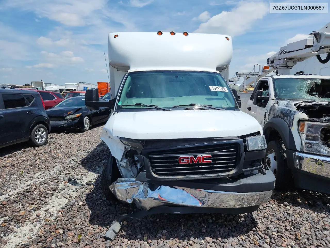 2020 GMC Savana Cutaway G4500 VIN: 7GZ67UCG1LN000587 Lot: 59712406