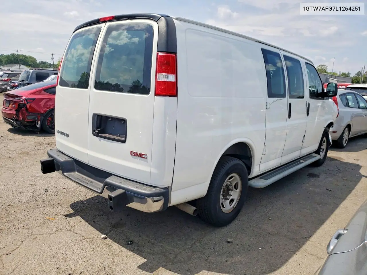 2020 GMC Savana 2500 Cargo Delivery Van VIN: 1GTW7AFG7L1264251 Lot: 60631196