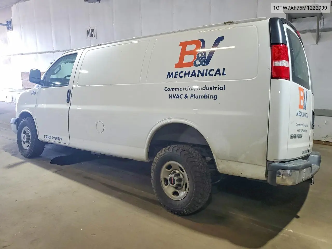 2021 GMC Savana G2500 VIN: 1GTW7AF75M1222999 Lot: 54795986