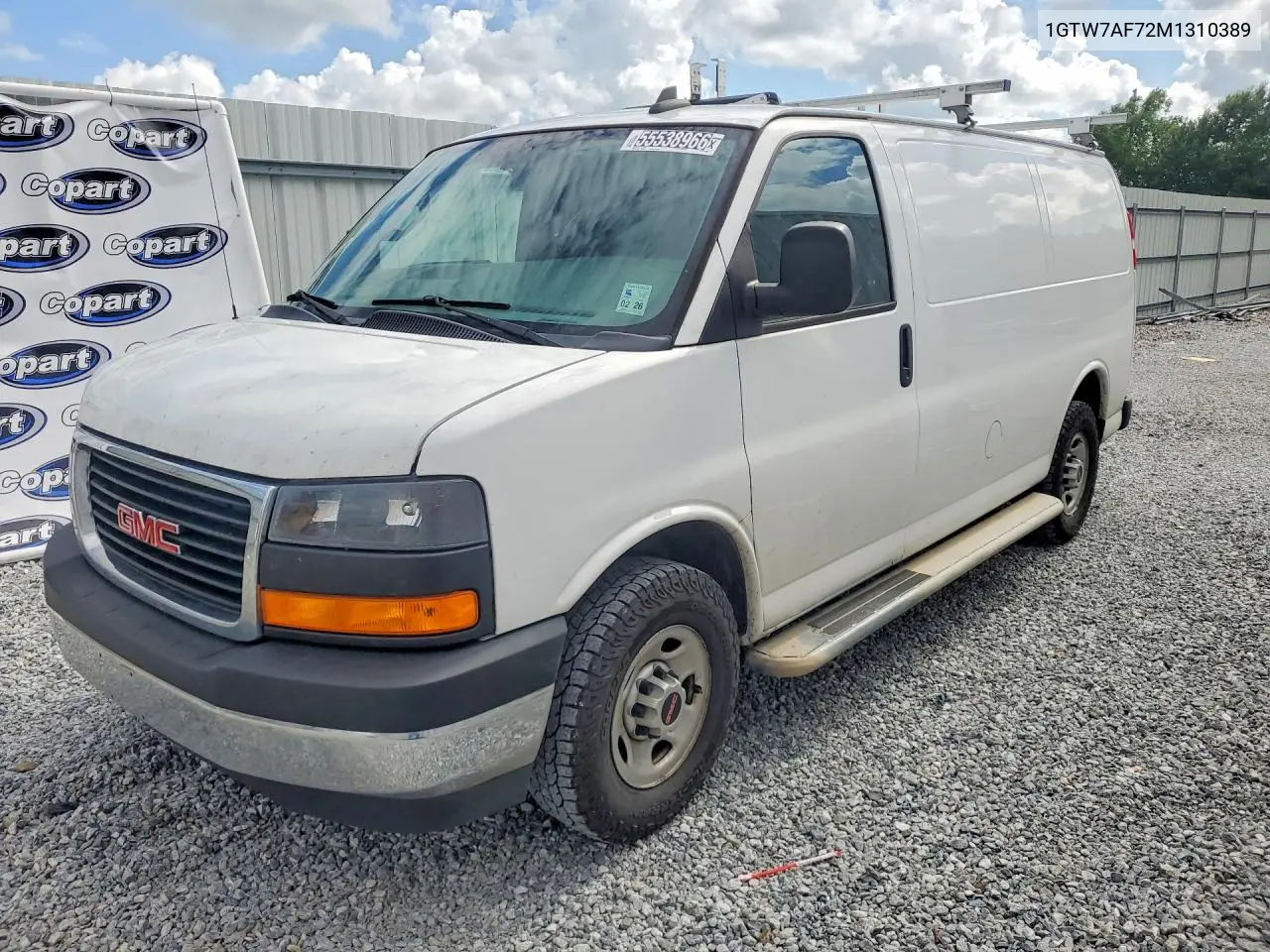2021 GMC Savana G2500 VIN: 1GTW7AF72M1310389 Lot: 55538966