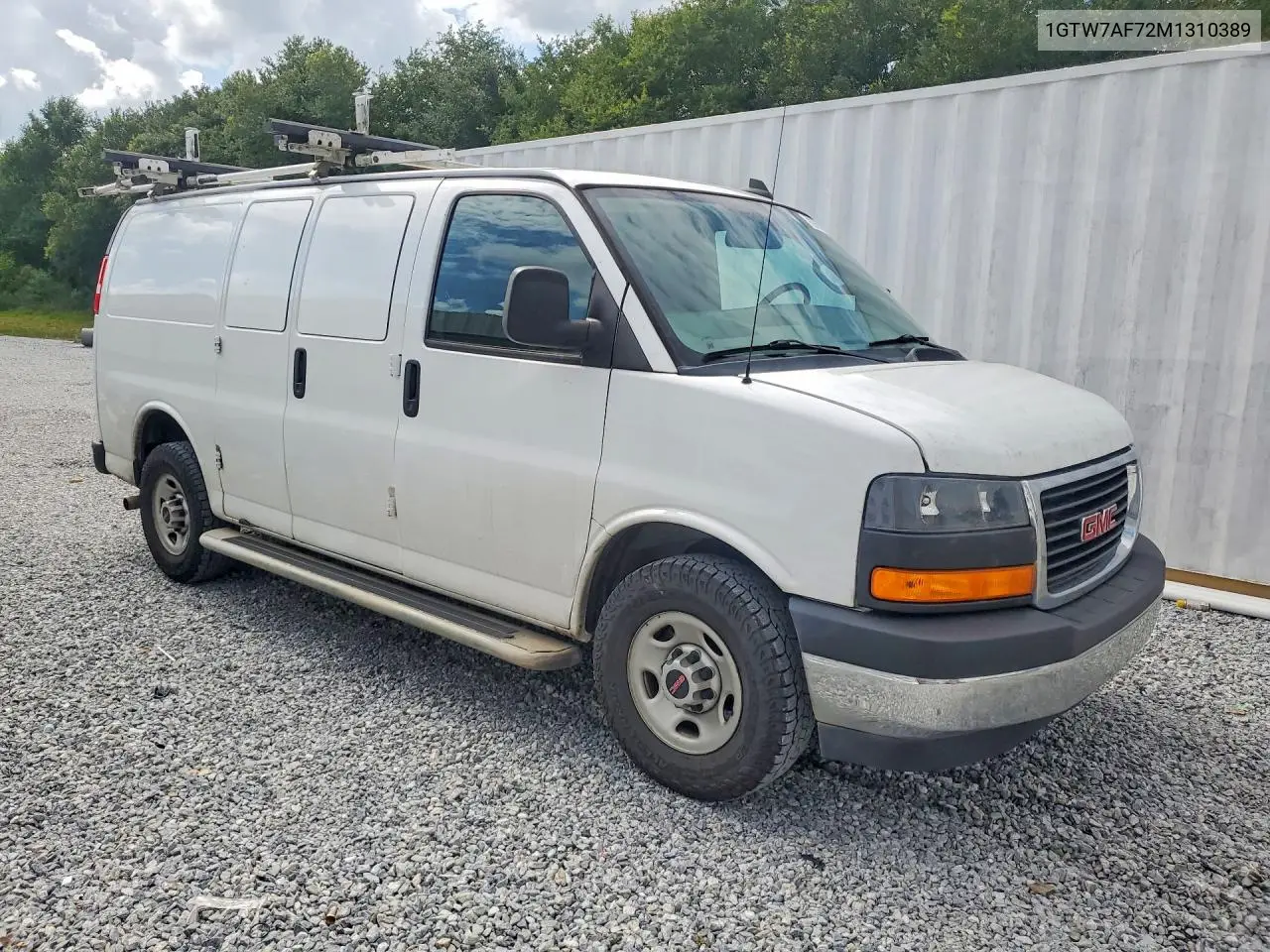 2021 GMC Savana G2500 VIN: 1GTW7AF72M1310389 Lot: 55538966
