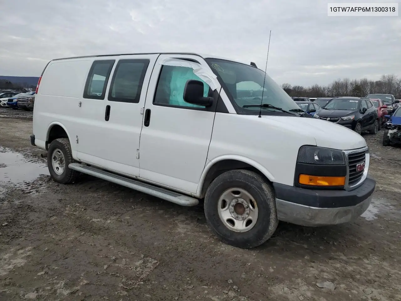 2021 GMC Savana G2500 VIN: 1GTW7AFP6M1300318 Lot: 55631296