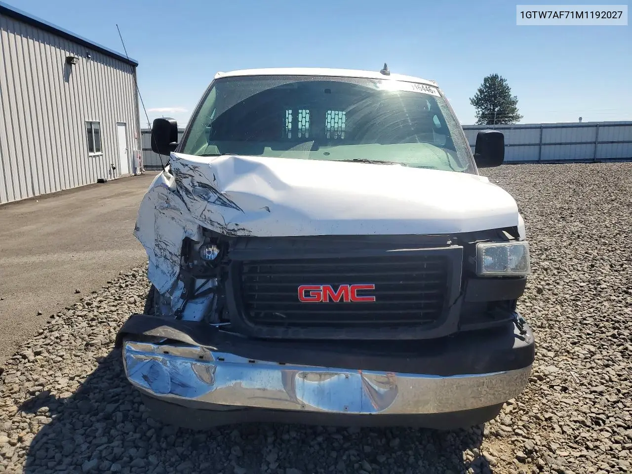 2021 GMC Savana G2500 VIN: 1GTW7AF71M1192027 Lot: 57946446