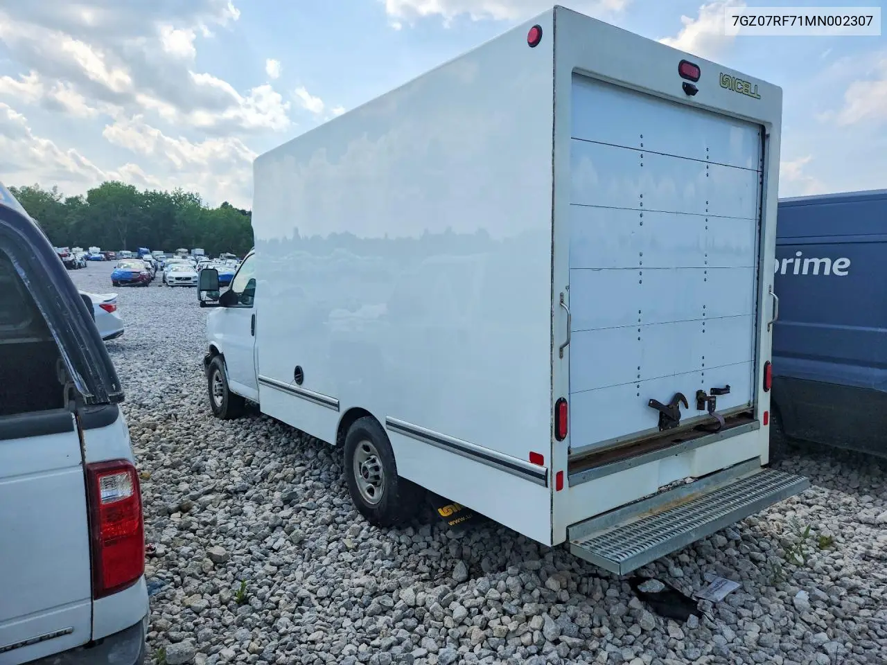 2021 GMC Savana Delivery Truck VIN: 7GZ07RF71MN002307 Lot: 59866726
