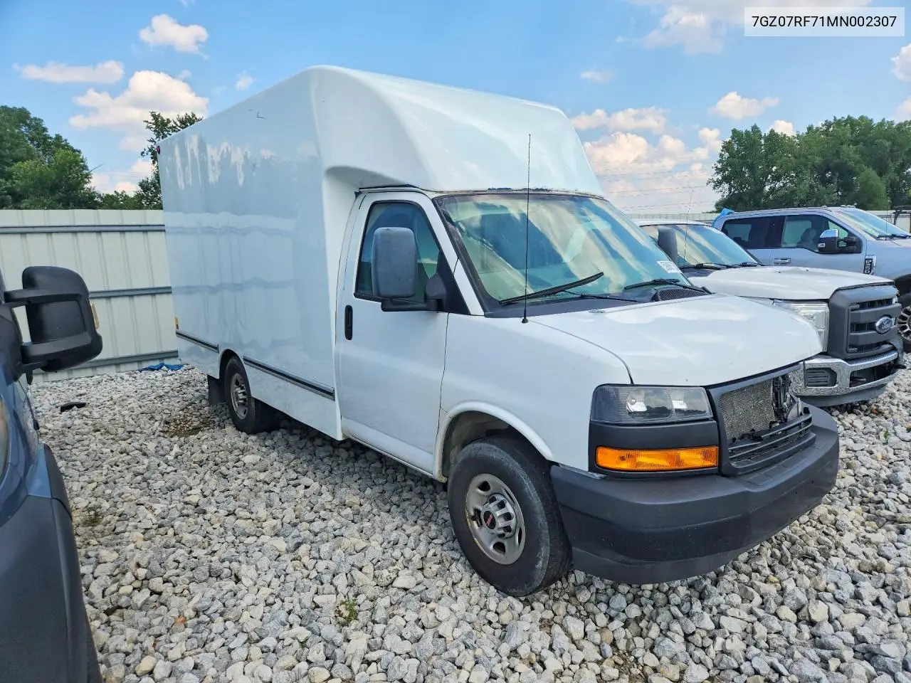 2021 GMC Savana Delivery Truck VIN: 7GZ07RF71MN002307 Lot: 59866726