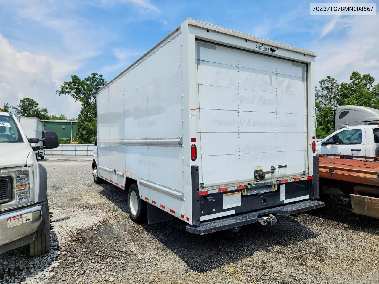 2021 GMC Savana Box Truck VIN: 7GZ37TC78MN008667 Lot: 60856716