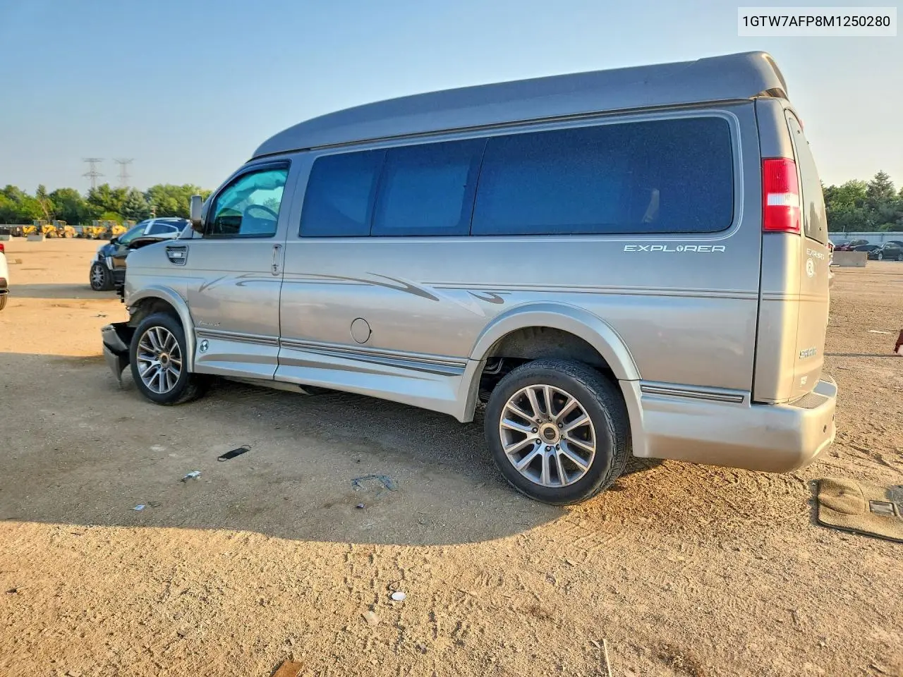 2021 GMC Savana G2500 VIN: 1GTW7AFP8M1250280 Lot: 61515046