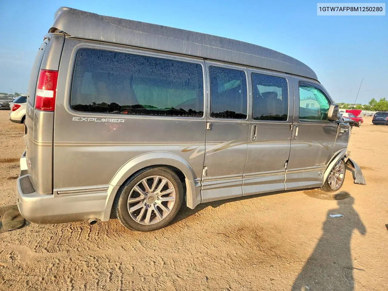 2021 GMC Savana G2500 VIN: 1GTW7AFP8M1250280 Lot: 61515046