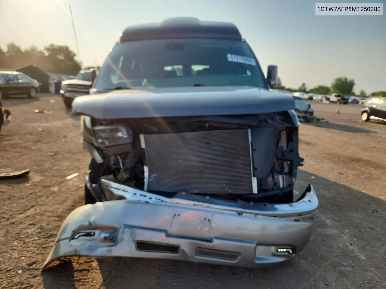 2021 GMC Savana G2500 VIN: 1GTW7AFP8M1250280 Lot: 61515046