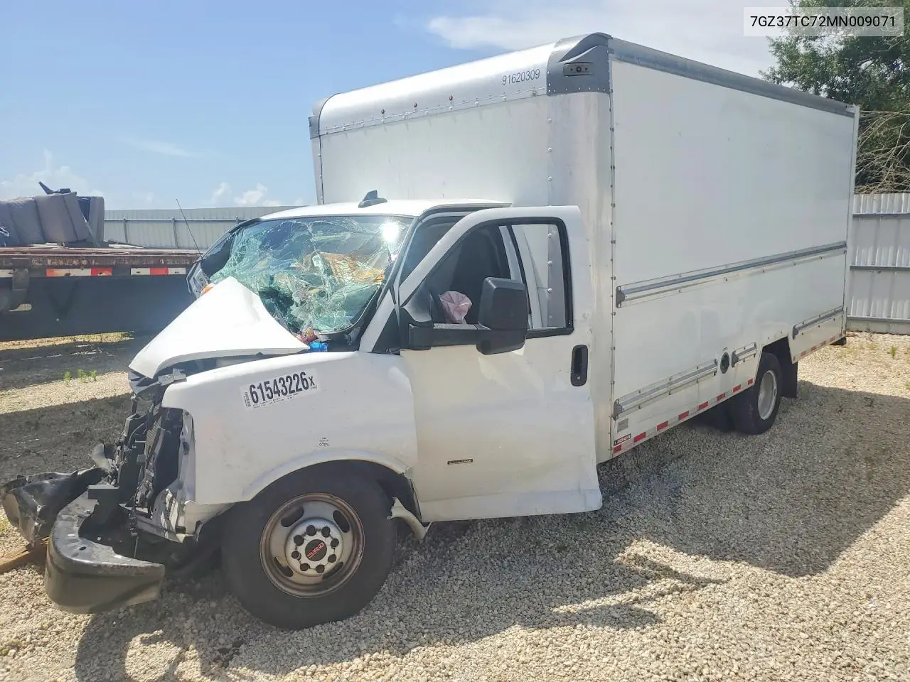2021 GMC Savana Cutaway G3500 VIN: 7GZ37TC72MN009071 Lot: 61543226