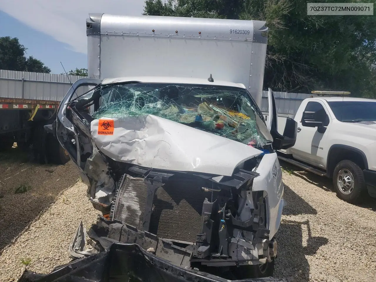 2021 GMC Savana Cutaway G3500 VIN: 7GZ37TC72MN009071 Lot: 61543226