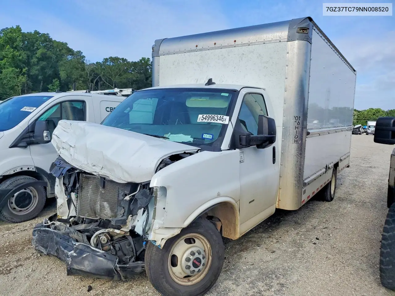2022 GMC Savana Box Truck VIN: 7GZ37TC79NN008520 Lot: 54996346