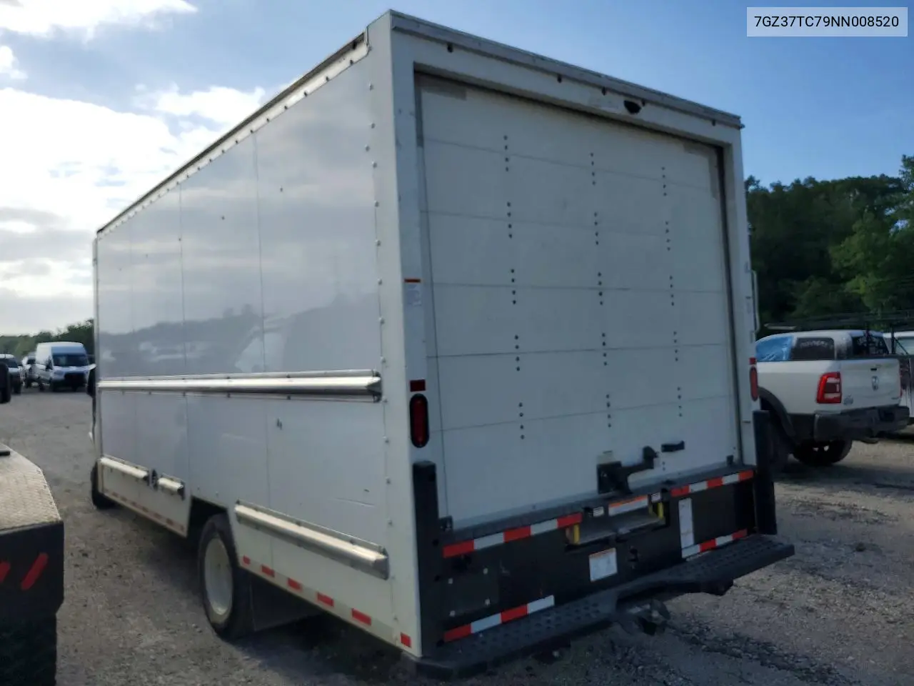 2022 GMC Savana Box Truck VIN: 7GZ37TC79NN008520 Lot: 54996346