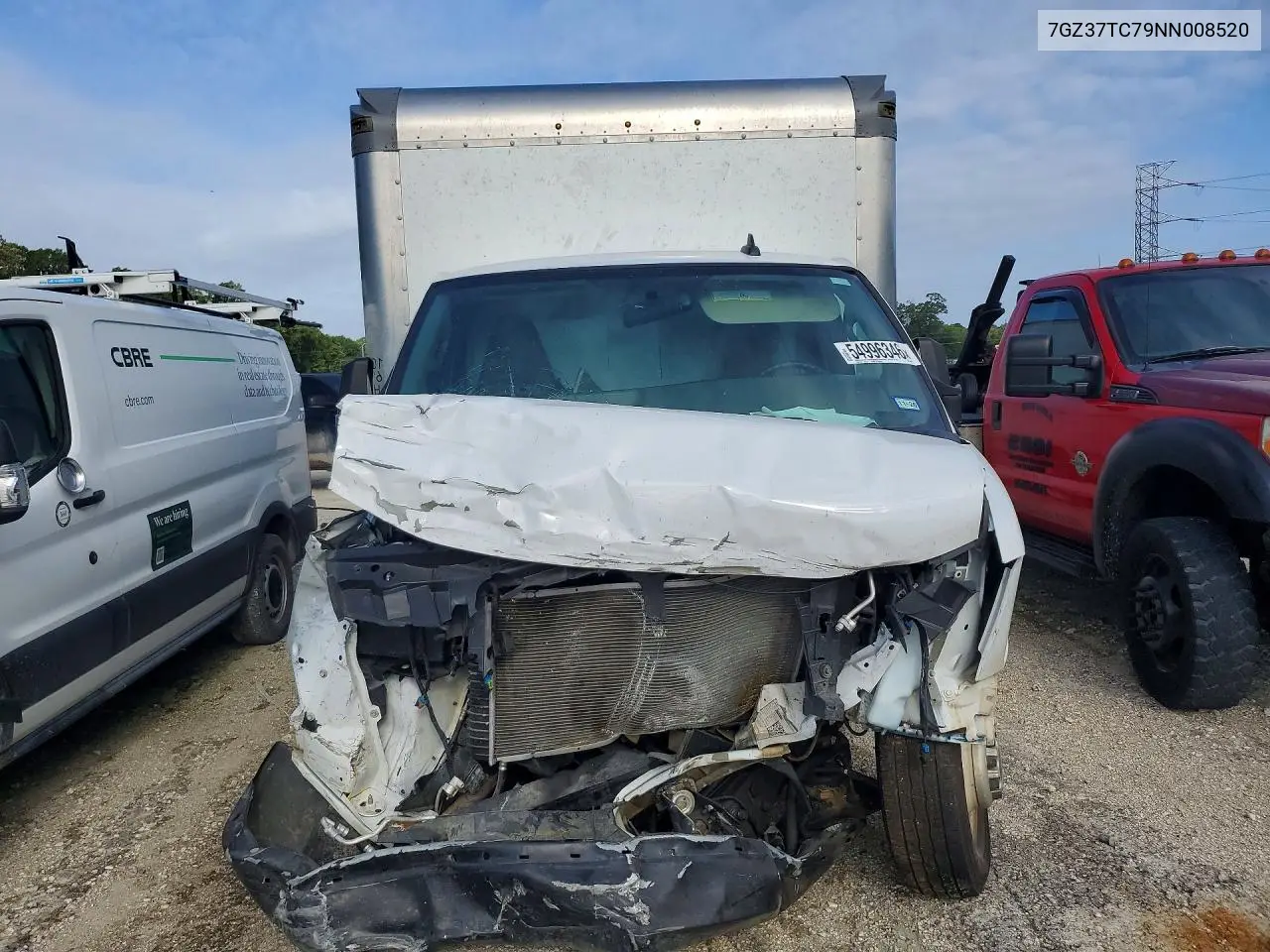 2022 GMC Savana Box Truck VIN: 7GZ37TC79NN008520 Lot: 54996346