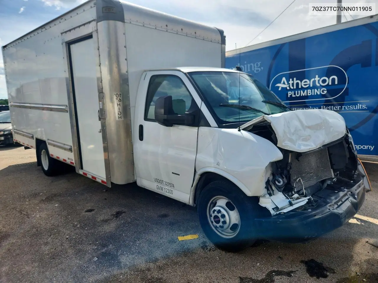 2022 GMC Savana Box Truck VIN: 7GZ37TC70NN011905 Lot: 57314746