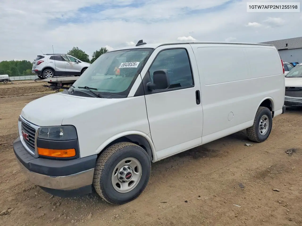 2022 GMC Savana G2500 VIN: 1GTW7AFP2N1255198 Lot: 58438526