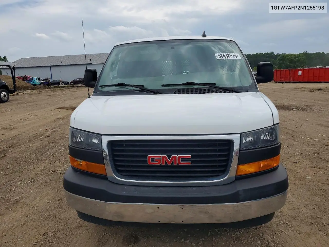 2022 GMC Savana G2500 VIN: 1GTW7AFP2N1255198 Lot: 58438526