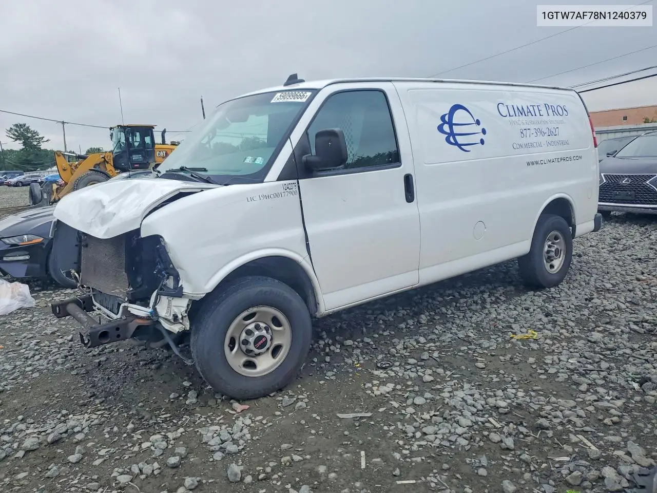 2022 GMC Savana G2500 VIN: 1GTW7AF78N1240379 Lot: 59099666