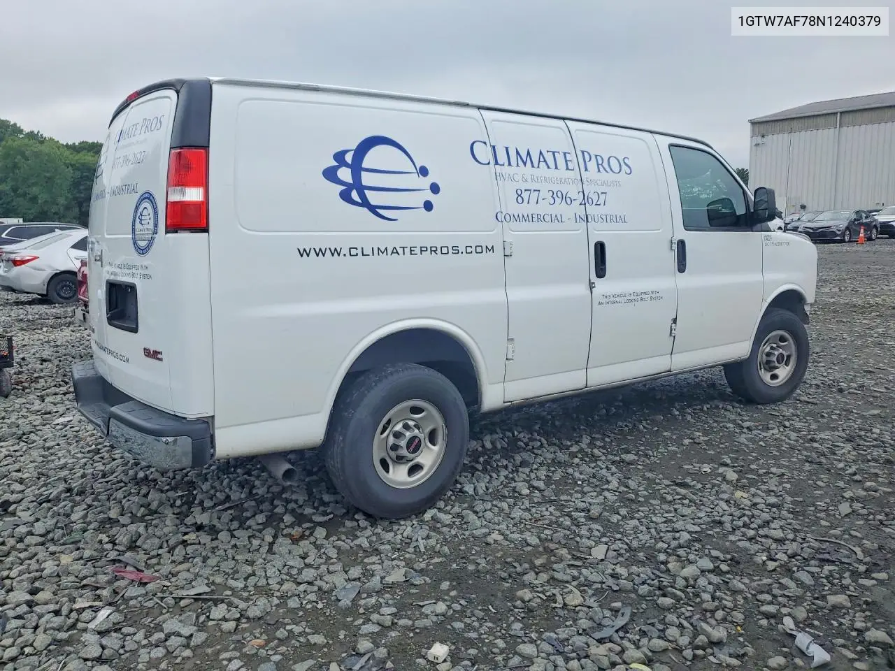 2022 GMC Savana G2500 VIN: 1GTW7AF78N1240379 Lot: 59099666