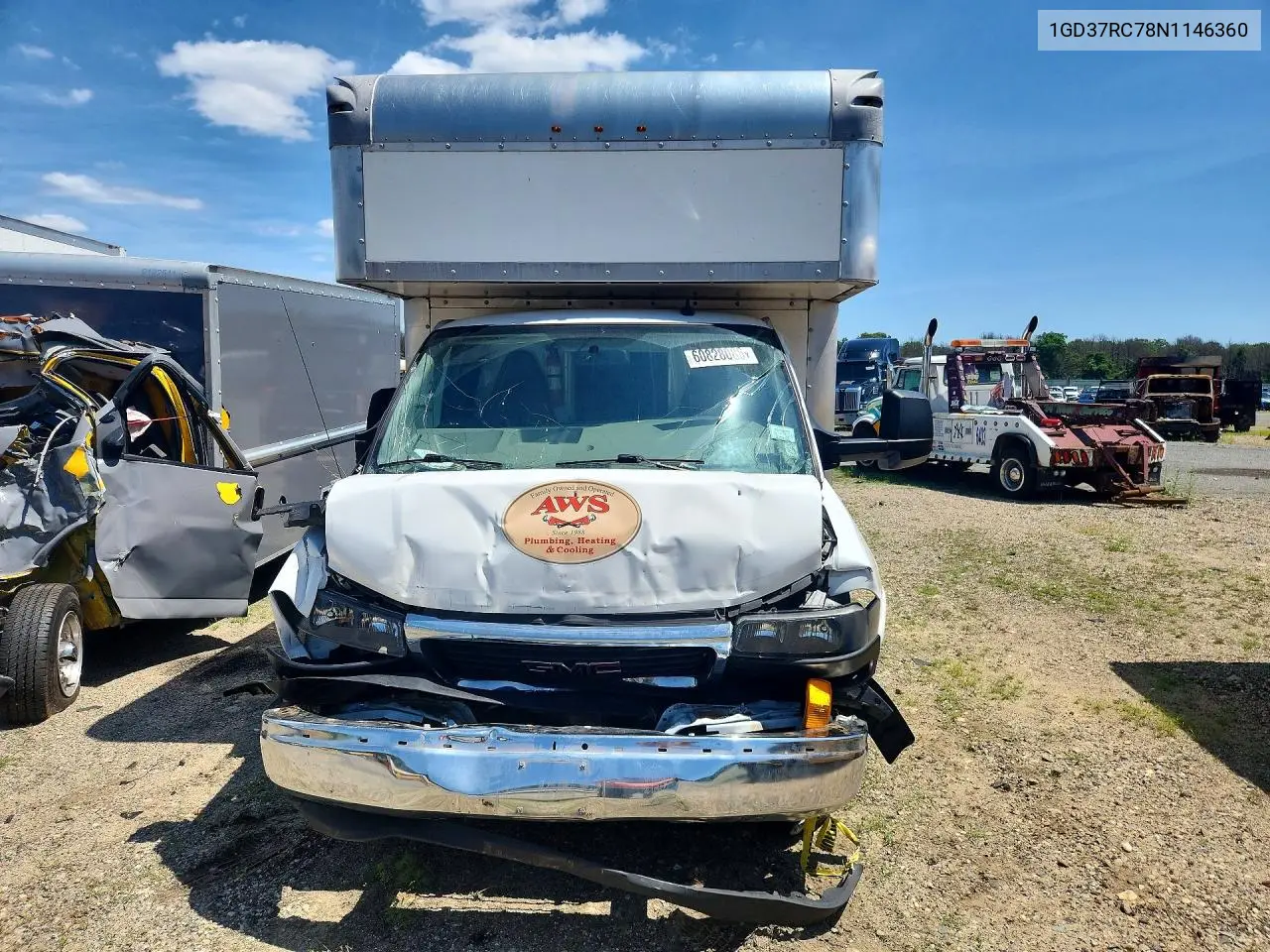 2022 GMC Savana Cutaway G3500 VIN: 1GD37RC78N1146360 Lot: 60828086