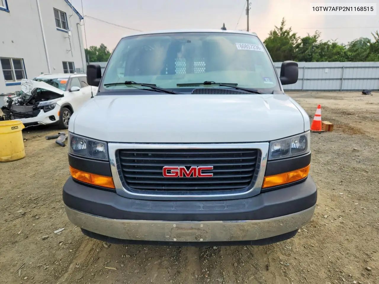 2022 GMC Savana G2500 VIN: 1GTW7AFP2N1168515 Lot: 60857236