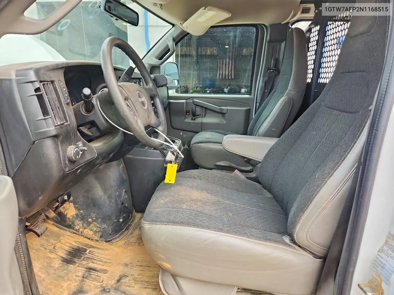 2022 GMC Savana G2500 VIN: 1GTW7AFP2N1168515 Lot: 60857236