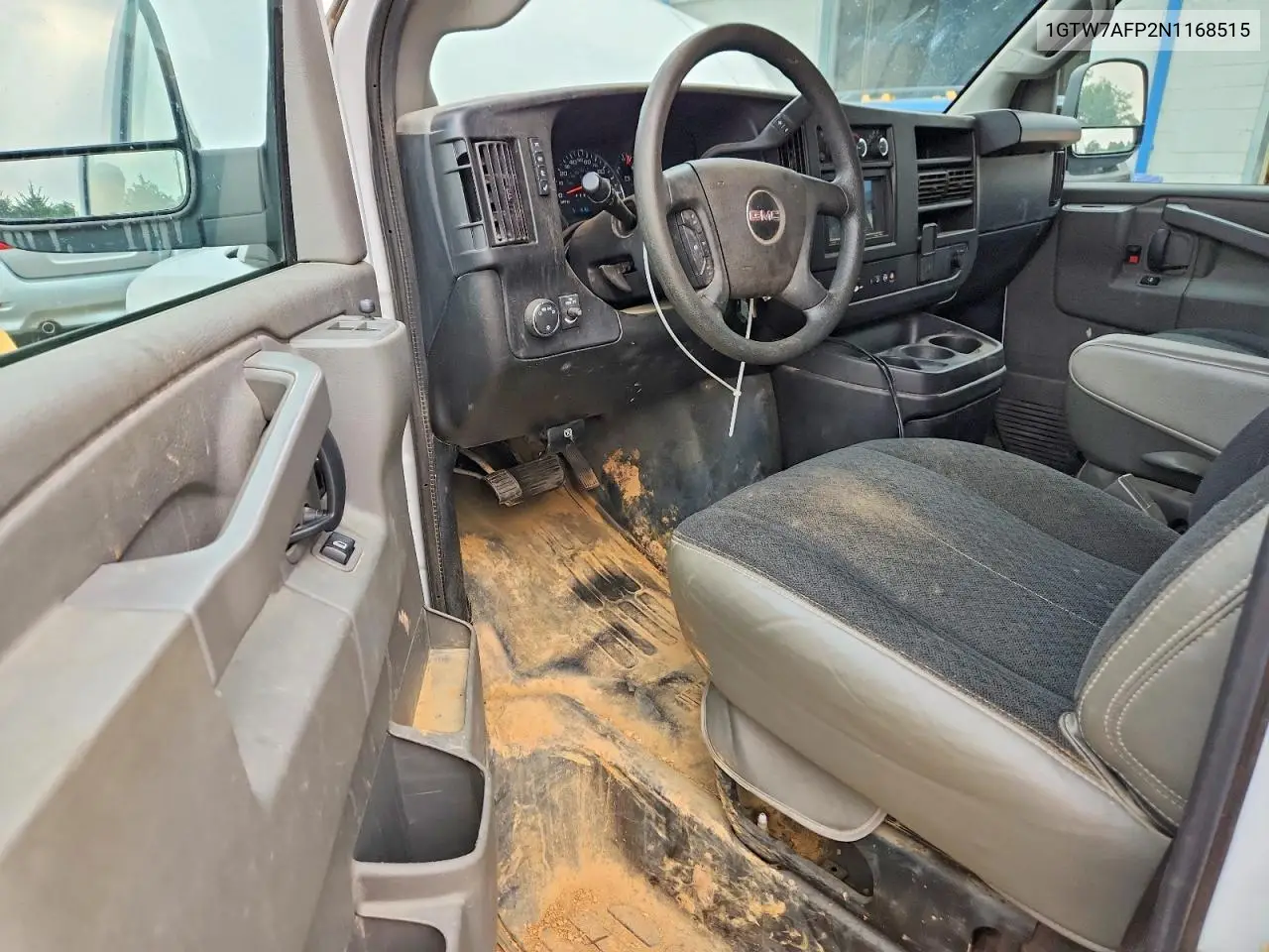 2022 GMC Savana G2500 VIN: 1GTW7AFP2N1168515 Lot: 60857236